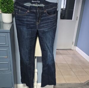 American Eagle Outfitters Dark Blue Flare Jeans